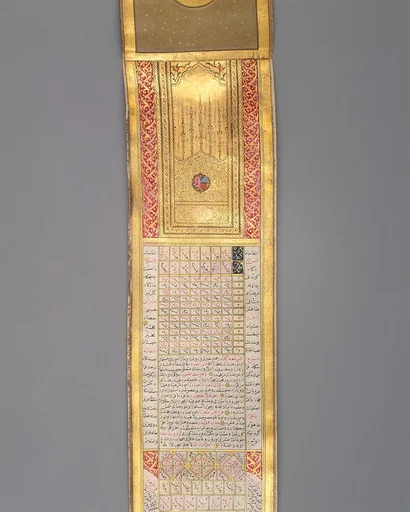 Calendar-Almanac in Scroll Form