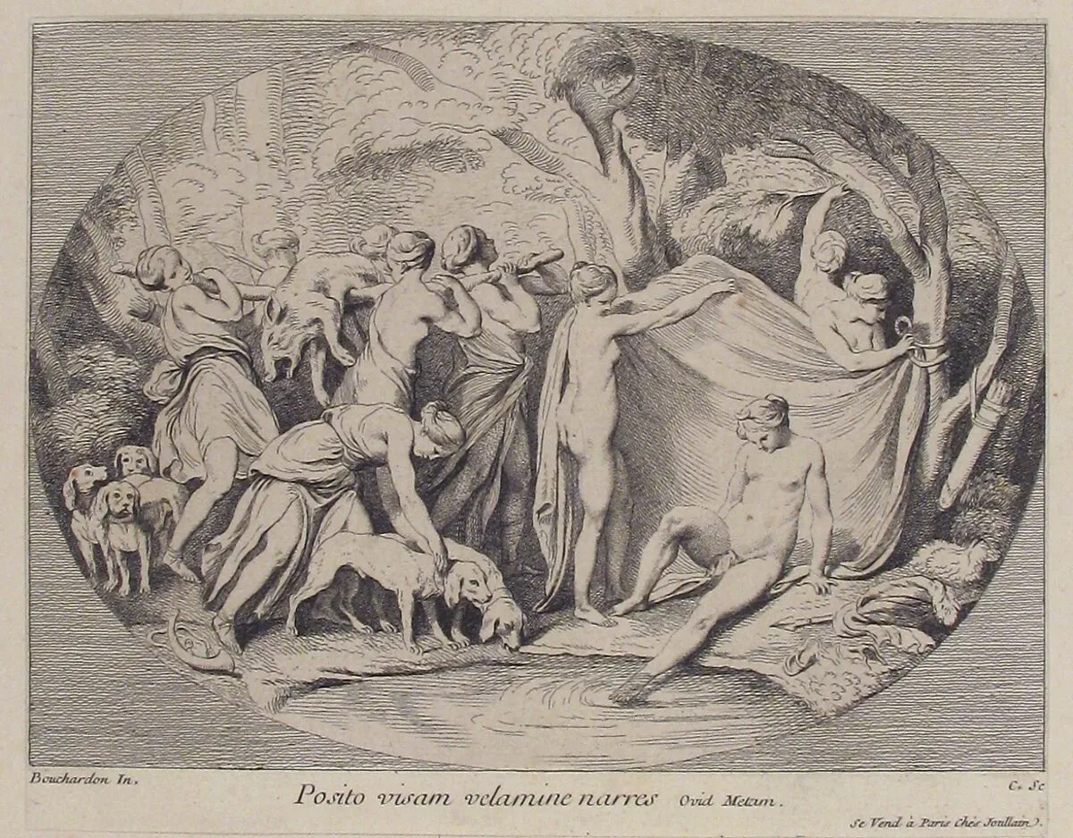 Diana at the Bath After Returning from the Hunt — Edme Bouchardon|Anne Claude Philippe de Tubières, comte de Caylus