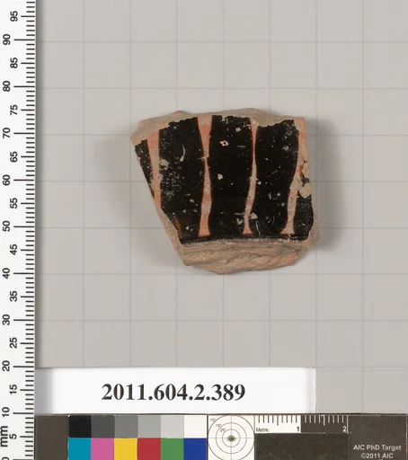 Terracotta fragment of a column-krater (bowl for mixing wine and water)