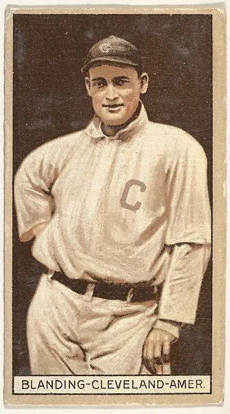 Fred Blanding, Cleveland, American League, from the Brown Background series (T207) for the American Tobacco Company — American Tobacco Company