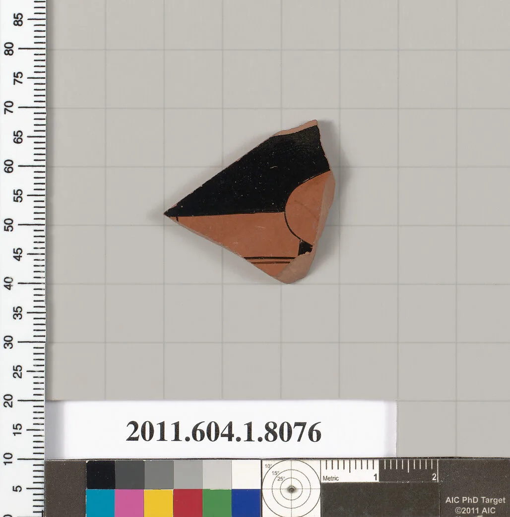 Terracotta fragment of a kylix (drinking cup) — Unknown
