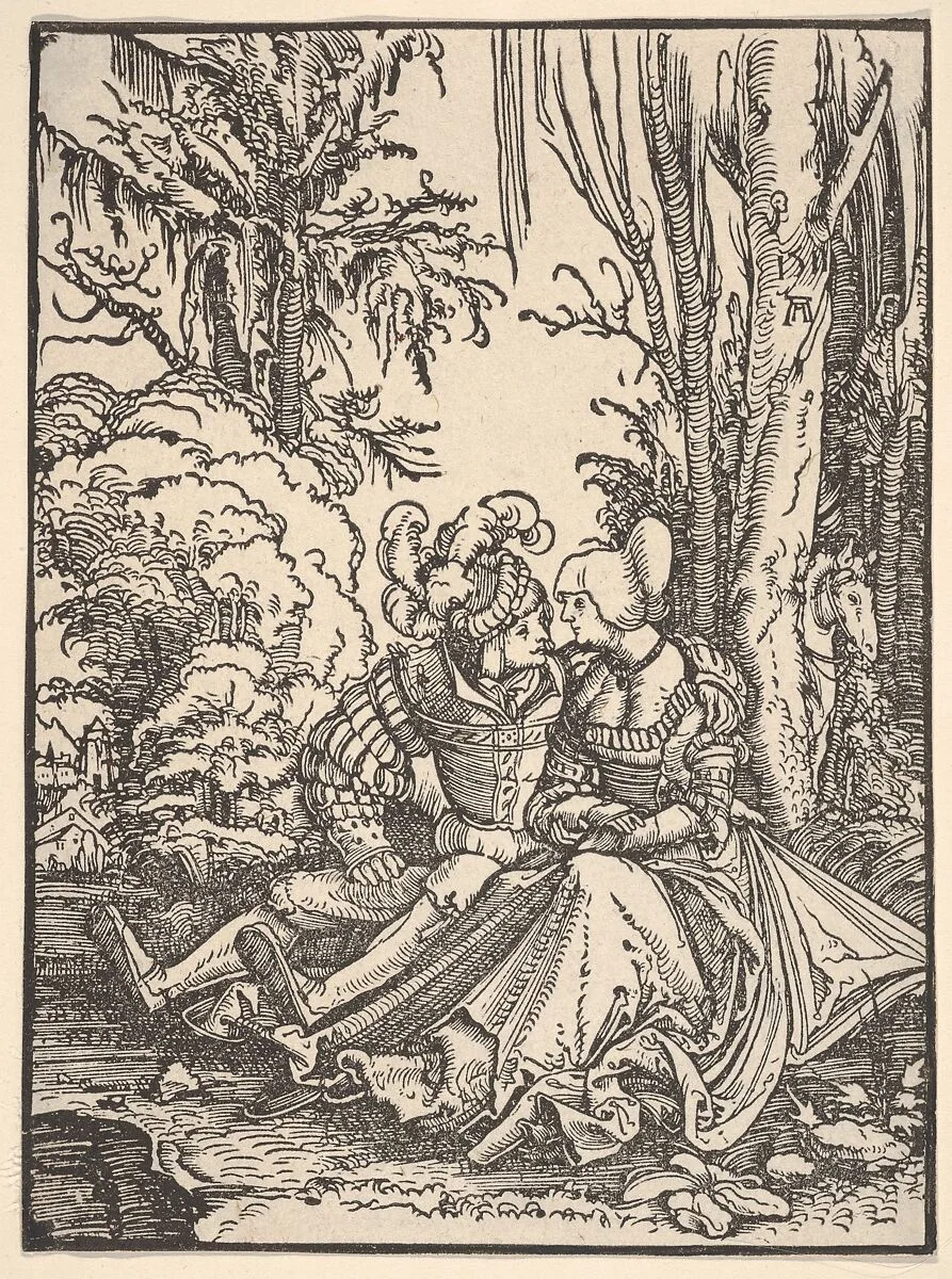Pair of Lovers in the Forest — Albrecht Altdorfer