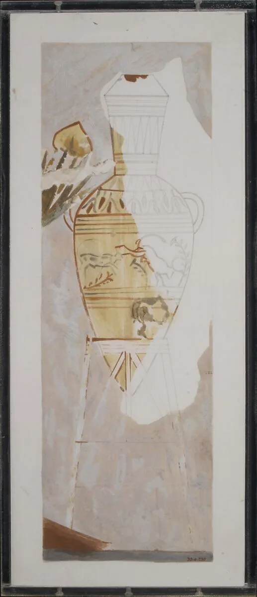 Jar and Stand, Tomb of Nakht — Charles K. Wilkinson