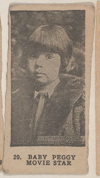 Baby Peggy, Movie Star, strip card (W511) — Unknown