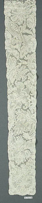 Pair of lappets and joined cap edging — Unknown