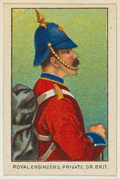Royal Engineers, Private, Great Britain, from the Military series (T79) issued by the American Tobacco Company — American Tobacco Company