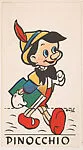 Pinocchio, bakery insert card from the Pinocchio Circus Performers series (D64) — Walt Disney Productions