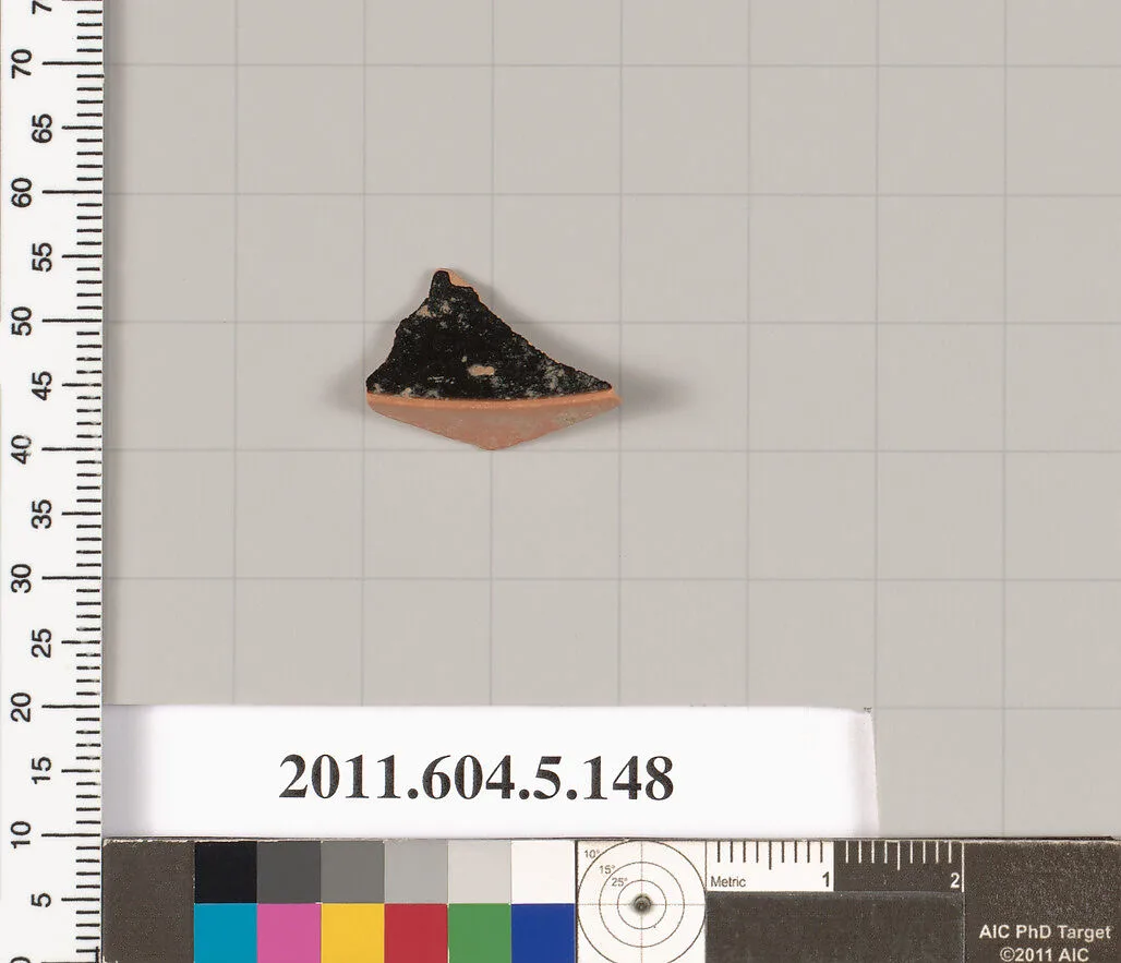 Terracotta fragment of a kylix (drinking cup) — Unknown