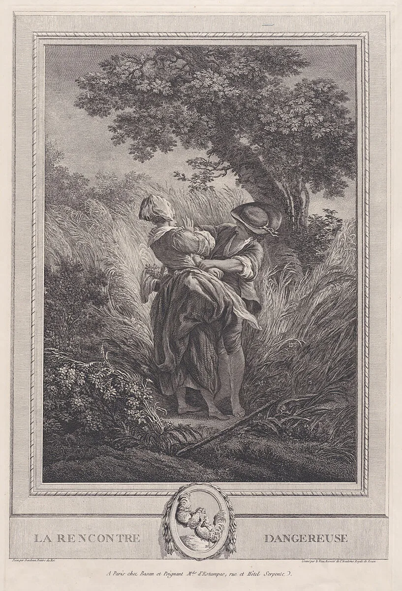 La Rencontre Dangereuse — Pierre Antoine Baudouin|Jean Jacques Leveau
