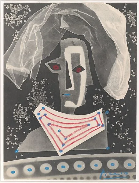 The Bride As She Is, from "Diurnes: Decoupages and Photographs" — Pablo Picasso