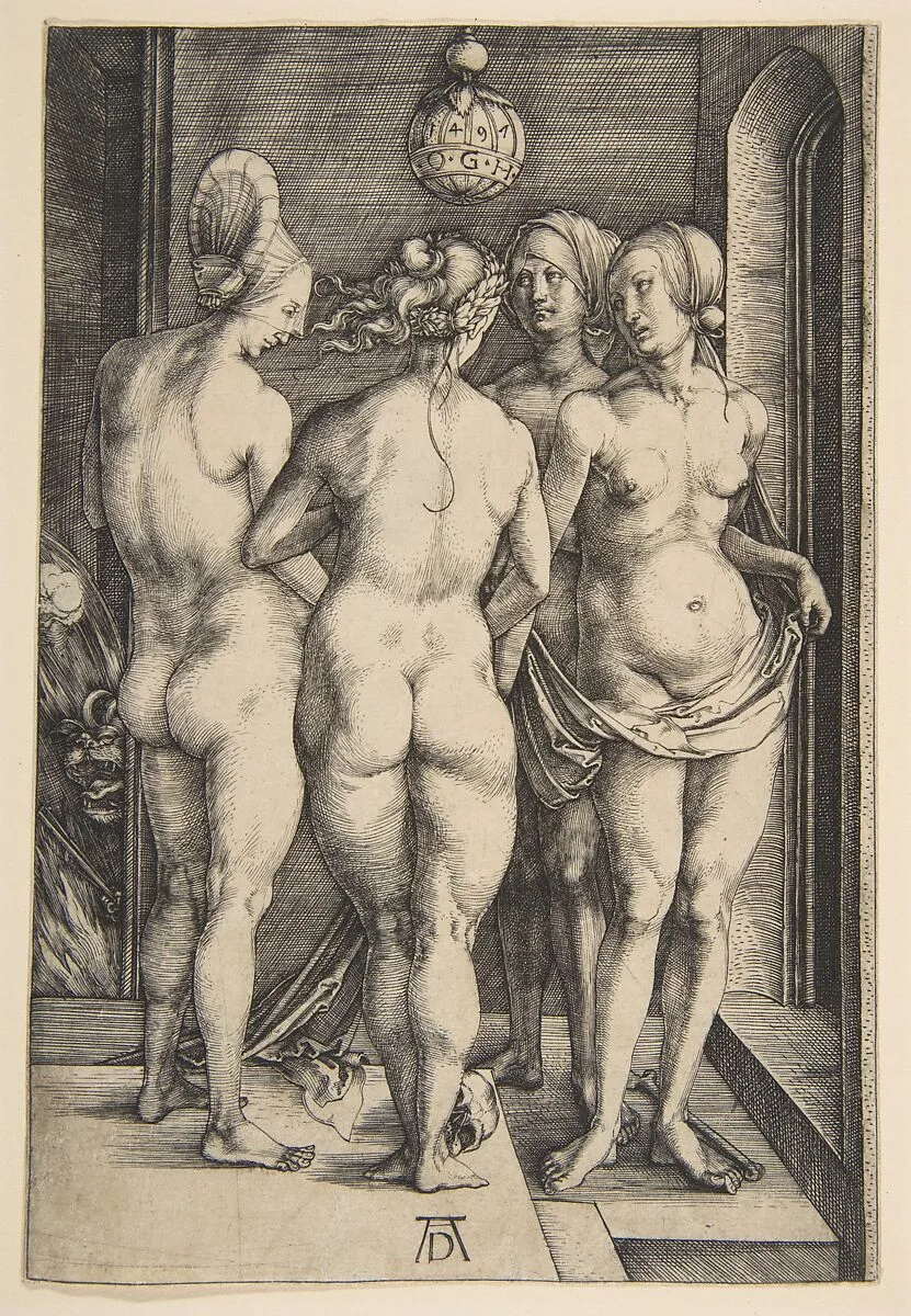 Four Naked Women — Albrecht Dürer