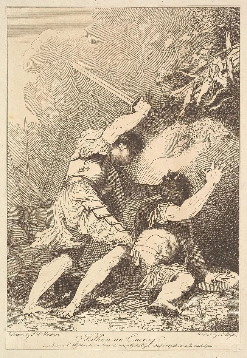Killing an Enemy — Robert Blyth|John Hamilton Mortimer