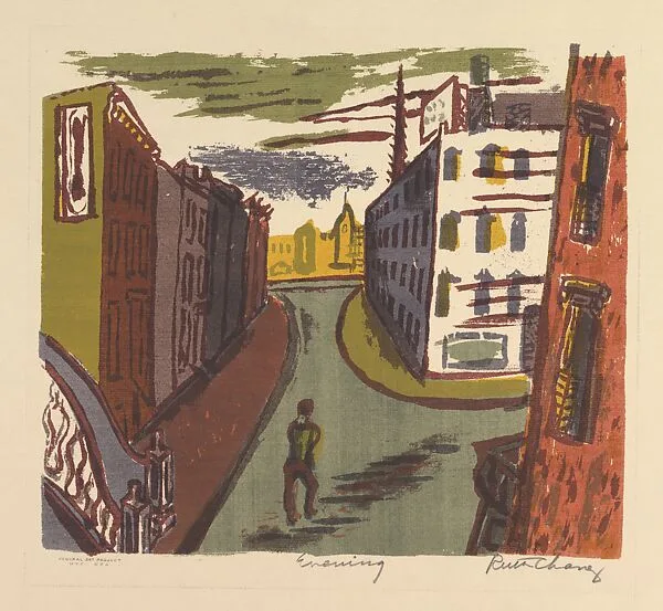 Evening — Ruth Chaney|WPA