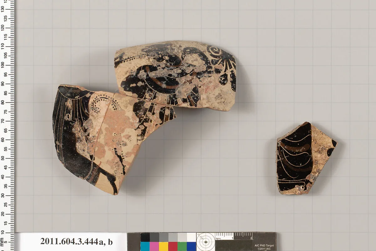 Terracotta fragments of a neck-amphora (jar) — Unknown