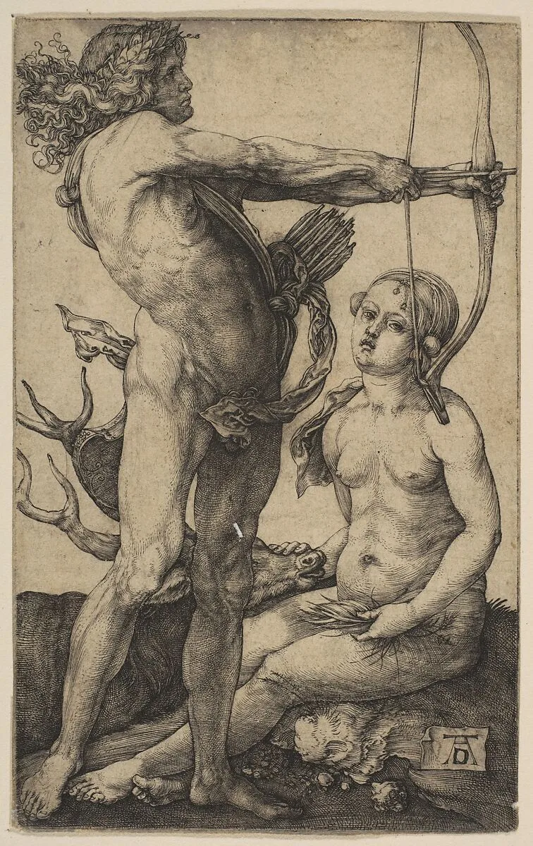 Apollo and Diana — Albrecht Dürer