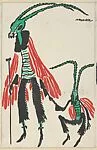 Caricature: Two Insects — Ludwig Heinrich Jungnickel|Wiener Werkstätte