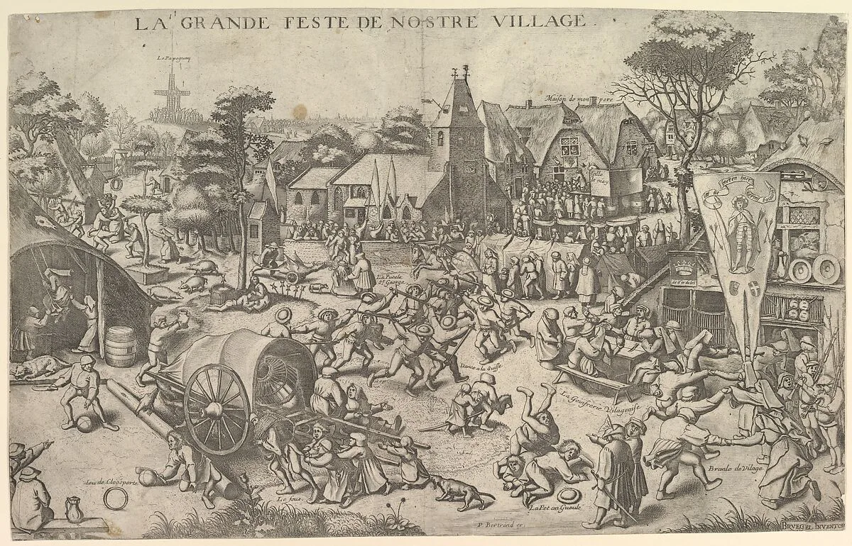 The Kermis of Saint George — Pieter Bruegel the Elder|Lucas van Doetecum|Johannes van Doetecum I|Pierre Bertrand