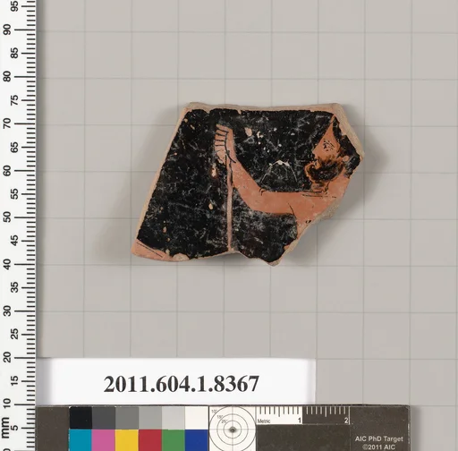 Terracotta fragment of a kylix (drinking cup)