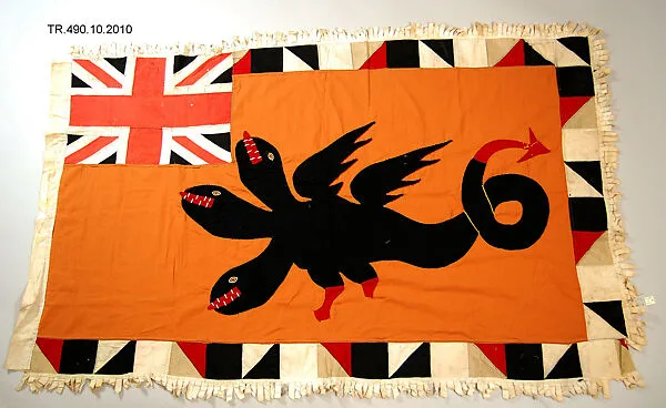 Appliquéd Battalion Flag (Asafo) — Unknown