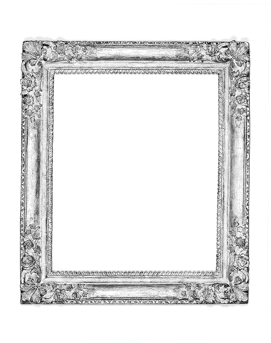 Corner-flower frame — Unknown