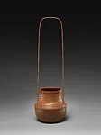 飯塚琅玕斎造 手付花籃|Wide-Mouthed Flower Basket (Hanakago) with Soaring Handle — Iizuka Rōkansai