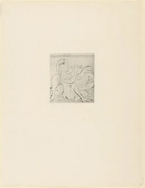 Flutist and Sleeping Woman II — Galerie Colibri|Pablo Picasso|Atelier Lacouriere et Frelaut, Paris