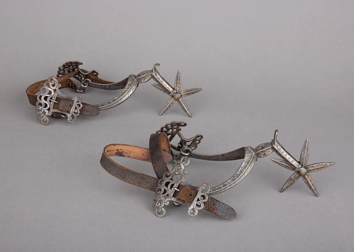 Pair of Rowel Spurs — Unknown