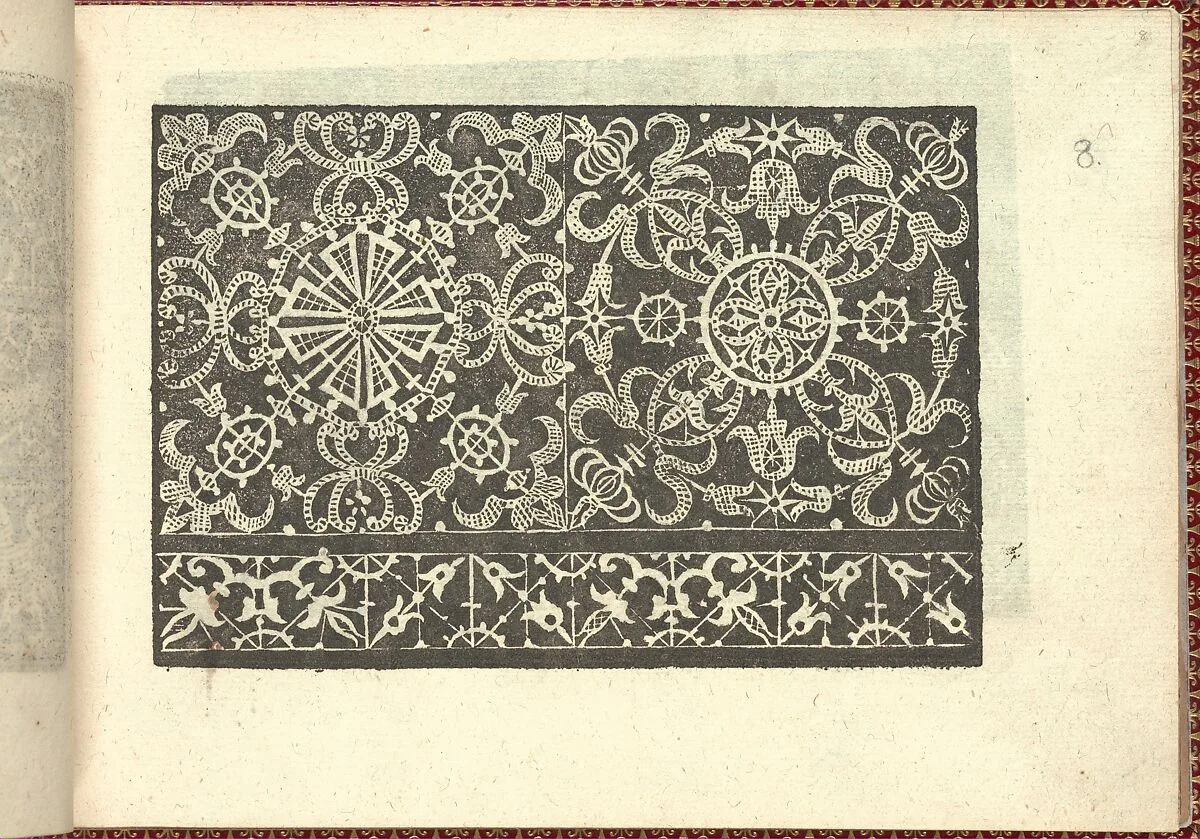Corona delle Nobili et Virtuose Donne: Libro I-IV, page 8 (recto) — Cesare Vecellio
