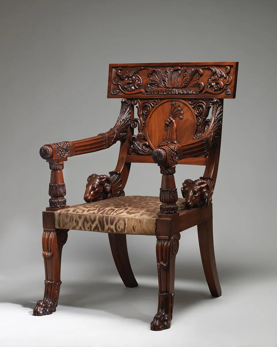 Armchair (part of a set) — Charles Dixwell