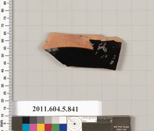 Terracotta fragment of a kylix (drinking cup)