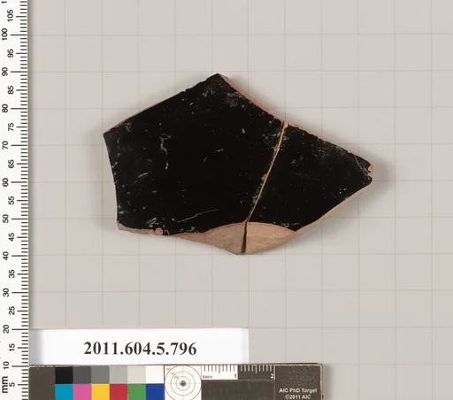 Terracotta fragment of a kylix (drinking cup)