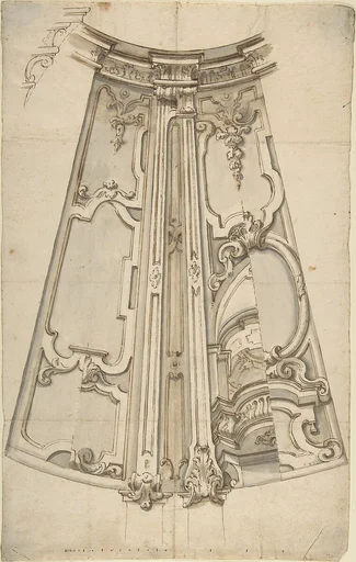 Design for the Ornamentation of a Section of a Ceiling