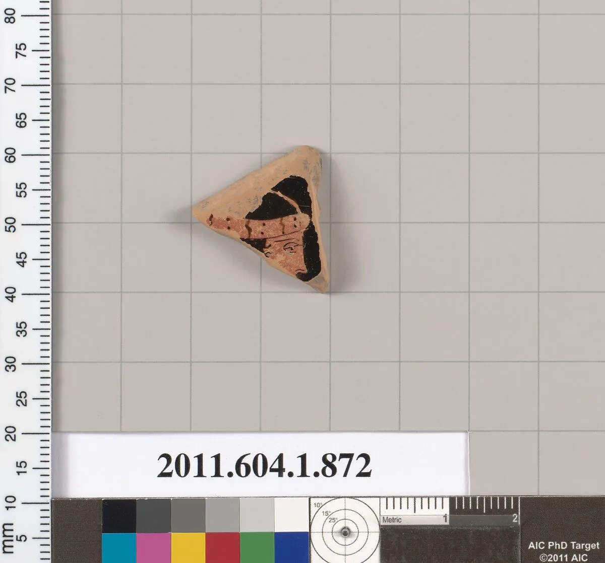 Terracotta fragment of a kylix (drinking cup) — Unknown