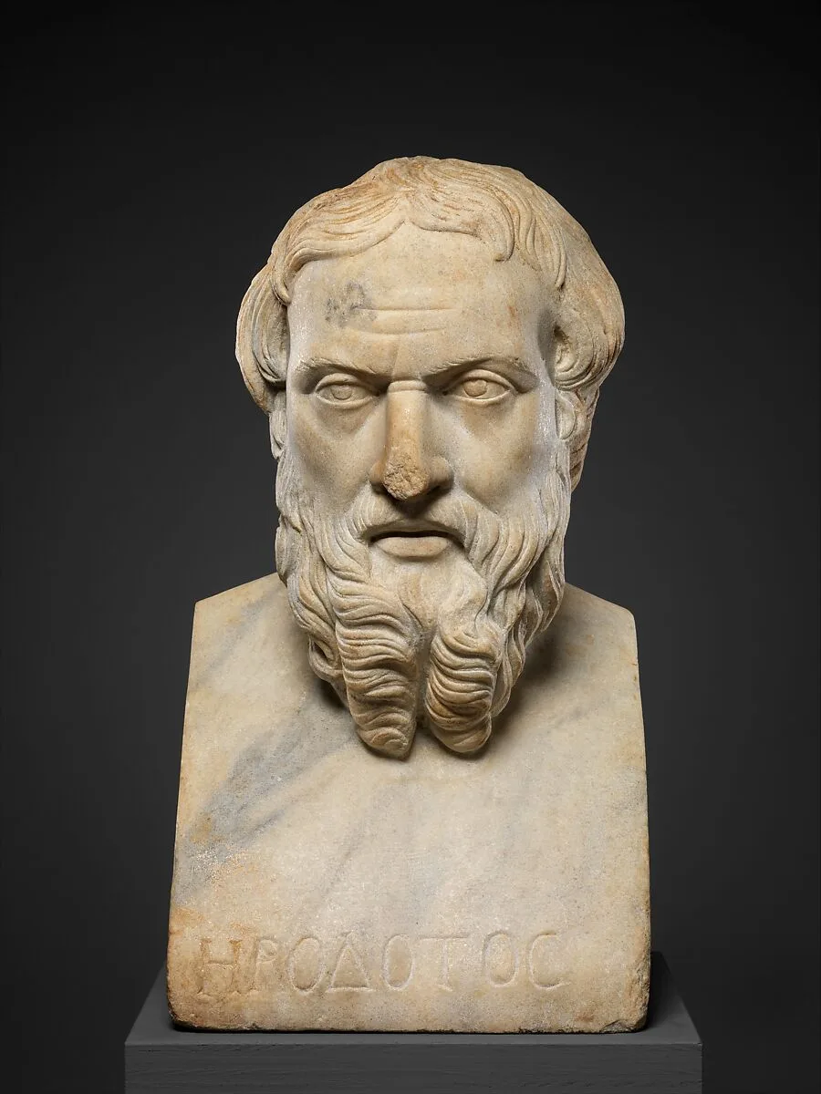 Marble bust of Herodotos — Unknown