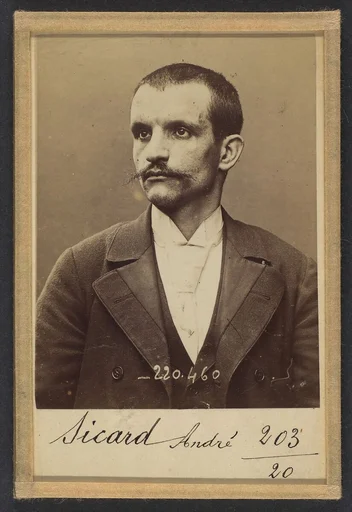 Sicard. André. 32 ans, né à Nîmes le 25/10/62. Bijoutier. Anarchiste. 2/7/94.
