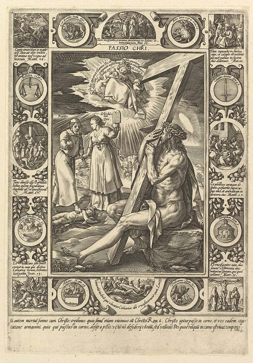 Passio Christi, from the "Allegorical Scenes from the Life of Christ" — Hendrick Goltzius
