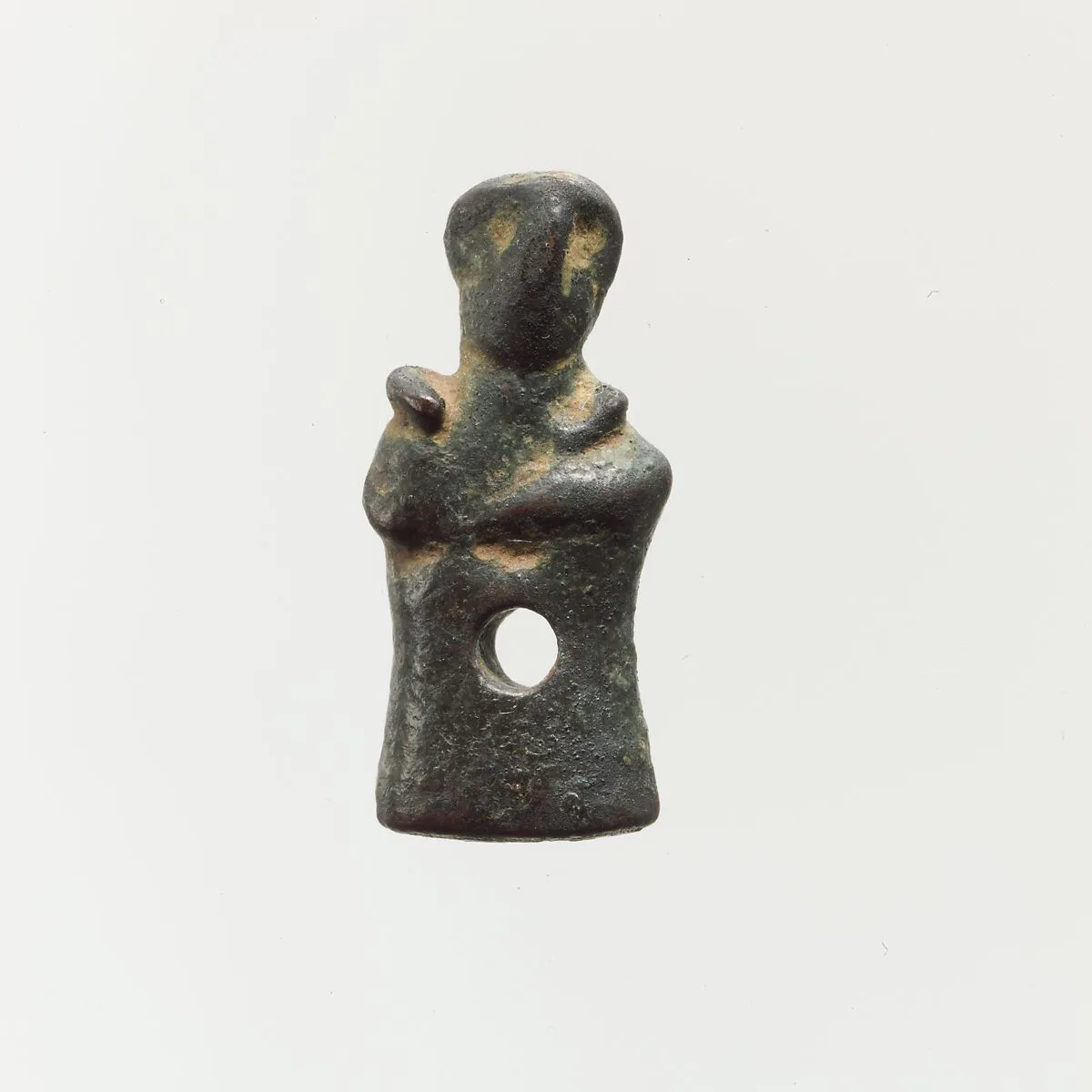 Bronze pendant in the form of a human figure — Unknown
