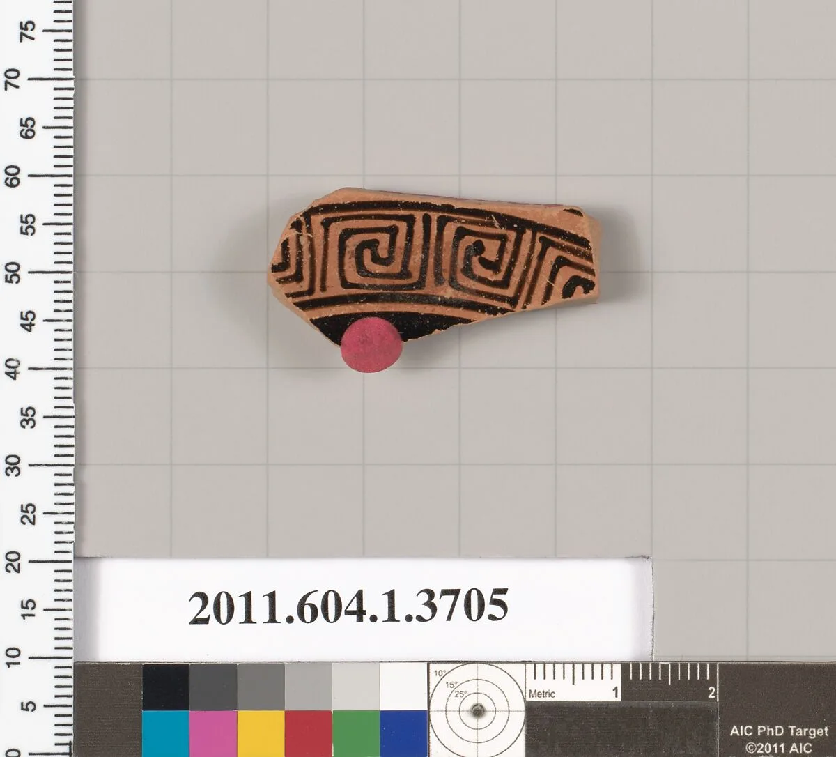 Terracotta fragment of a kylix (drinking cup) — Unknown