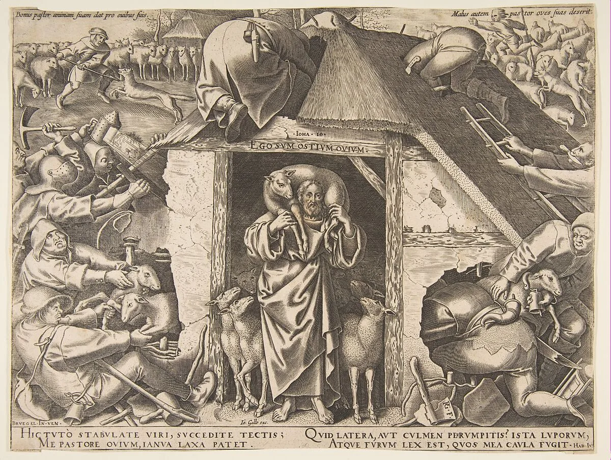The Parable of the Good Shepherd — Pieter Bruegel the Elder|Philips Galle