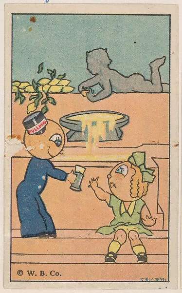 The Fountain, bakery card from the Pullman Kids in Wonderland series (D69), issued by the Weber Baking Company — Weber Baking Company