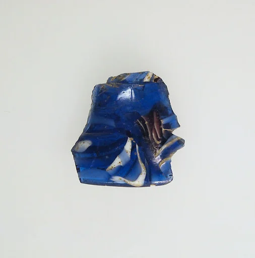 Glass mosaic base ring fragment