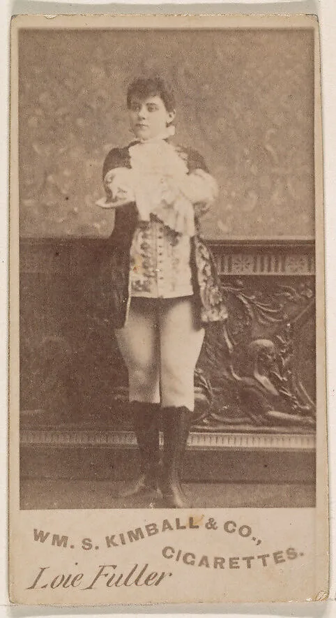 Loie Fuller, from the Actresses series (N203) issued by Wm. S. Kimball & Co. — William S. Kimball & Company