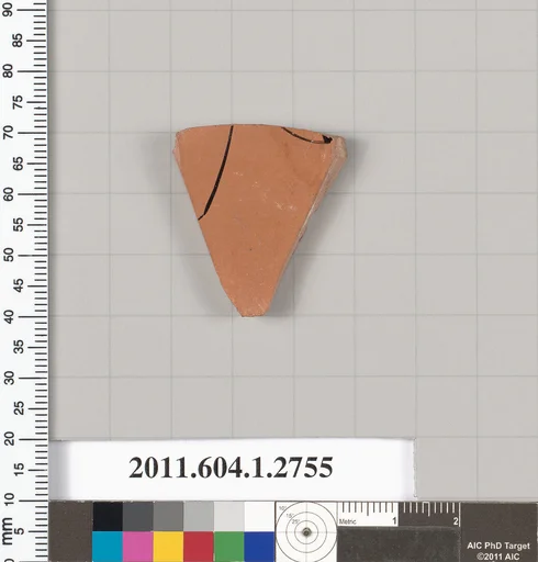 Terracotta fragment of a kylix (drinking cup)