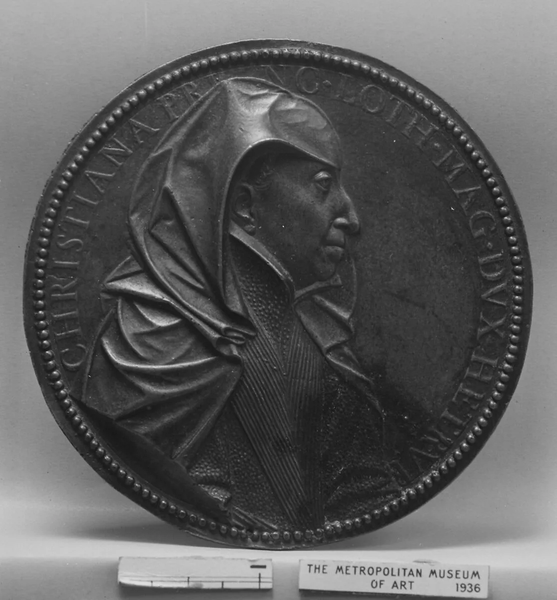 Christina of Lorraine (1565–1637), The Dowager Grand Duchess of Tuscany — Guillaume Dupré