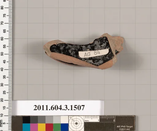 Terracotta fragment of a skyphos (deep drinking cup)