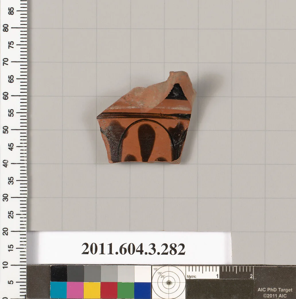 Terracotta fragment of a neck-amphora (jar) — Unknown