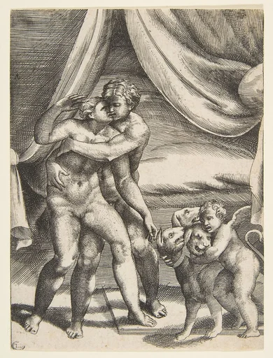 Pluto and Proserpine, from "The Loves of the Gods"
