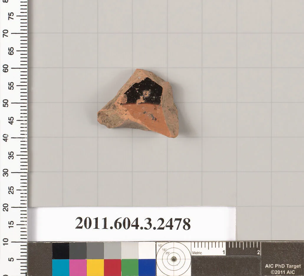 Terracotta fragment of a kylix (drinking cup) — Unknown
