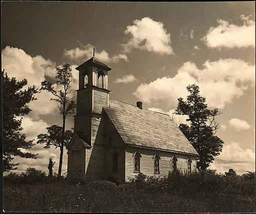 [Wooden Church, for "Faulkner's Mississippi" Article, Vogue Magazine]