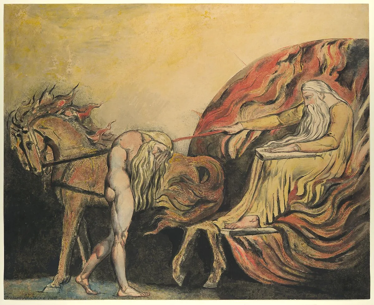 God Judging Adam — William Blake